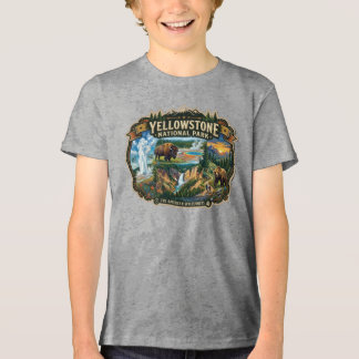 Yellowstone National Park Adventure Tri-Blend Shirt