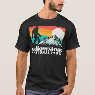 Yellowstone National Park Bigfoot Mountains  T-Shirt