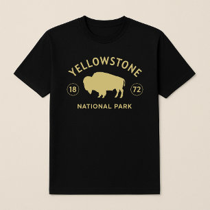 Yellowstone National Park Bison Established 1872 T-Shirt