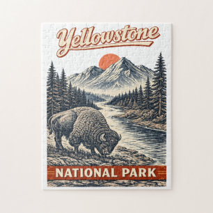 Yellowstone National Park - Bison Jigsaw Puzzle