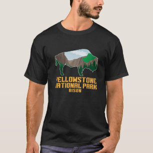 Yellowstone National Park Bison USA Park T-Shirt