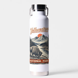 Yellowstone National Park - Bison Water Bottle