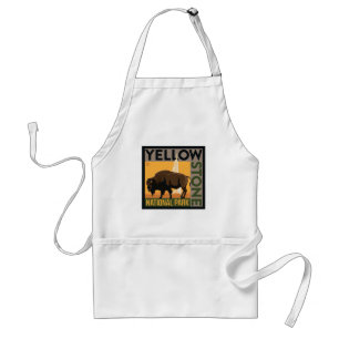 Yellowstone National Park   Buffalo Standard Apron