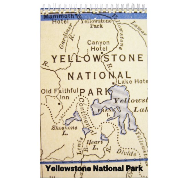 Yellowstone National Park Collection Wall Calendar (Cover)