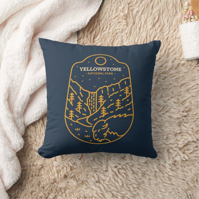 Yellowstone National Park Cushion (Blanket)