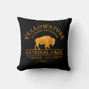 Yellowstone national park cushion