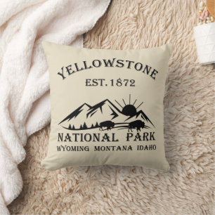 Yellowstone national park cushion