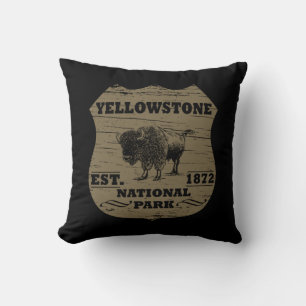 Yellowstone national park cushion
