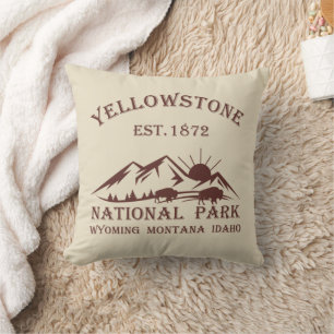 Yellowstone national park cushion