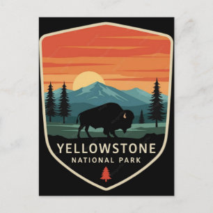 Yellowstone National Park Do Not Pet The Fluffy Co Holiday Postcard