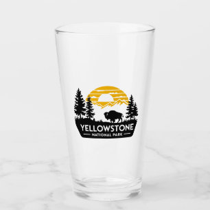 Yellowstone National park Drinking Glass Tumbler