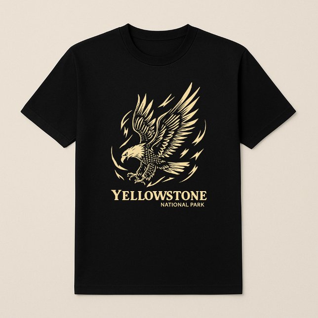 Yellowstone National Park Eagle Vintage T-Shirt (Creator Uploaded)