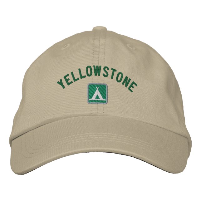 Yellowstone National Park Embroidered Hat (Front)