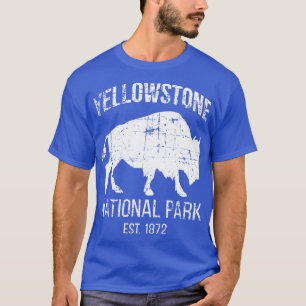 Yellowstone National Park Est 1872 I Buffalo T-Shirt