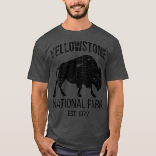Yellowstone National Park Est 1872 II Buffalo T-Shirt