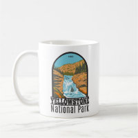 Yellowstone National Park Firehole Falls Vintage