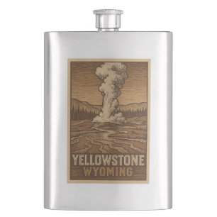 Yellowstone National Park Flask