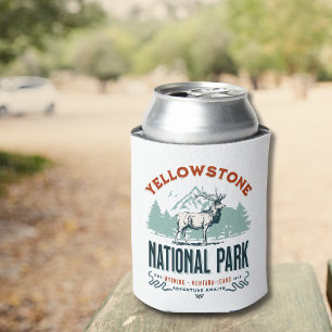 Yellowstone National Park Forest Landscape Can Cooler