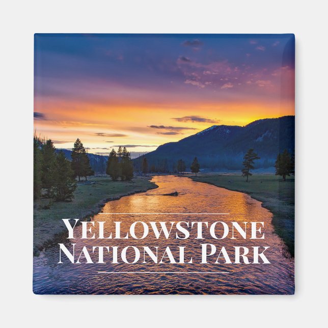 Yellowstone National Park Fridge Magnet (Front)