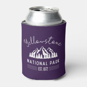 Yellowstone National Park Hiking Camping Can Cooler