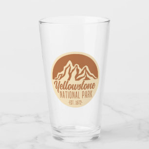 Yellowstone National Park Hiking Camping Glass