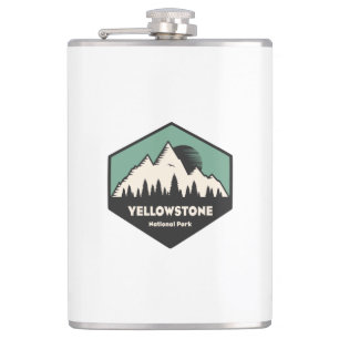 Yellowstone National Park Hip Flask