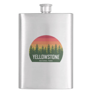 Yellowstone National Park Hip Flask