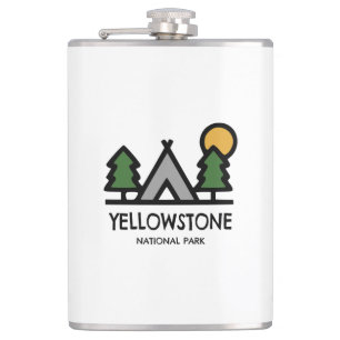 Yellowstone National Park Hip Flask