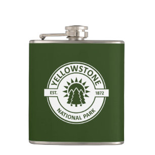 Yellowstone National Park Hip Flask