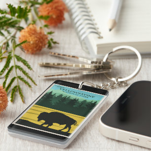 Yellowstone National Park Key Ring