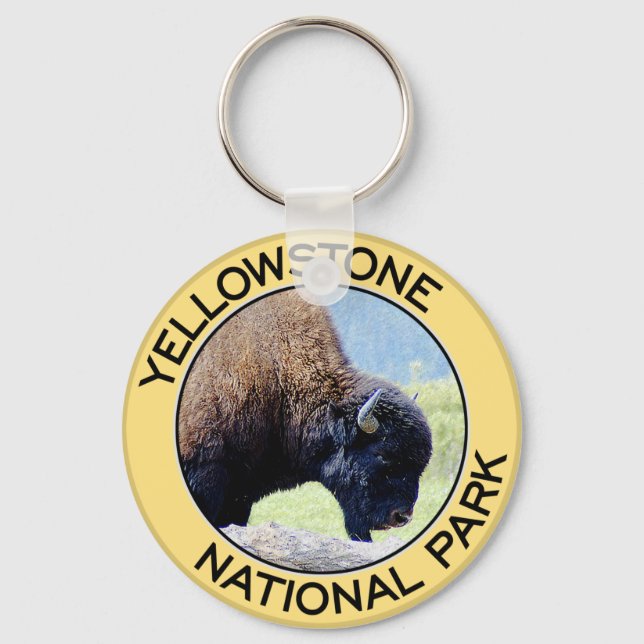 Yellowstone National Park Key Ring (Front)