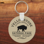 Yellowstone national park key ring (Front)