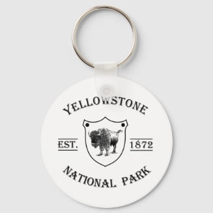 yellowstone national park key ring