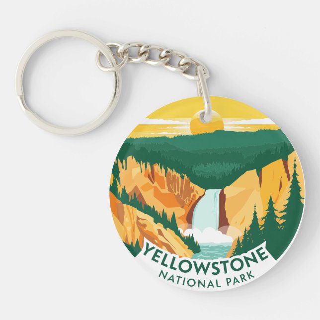 Yellowstone National Park Key Ring (Front)