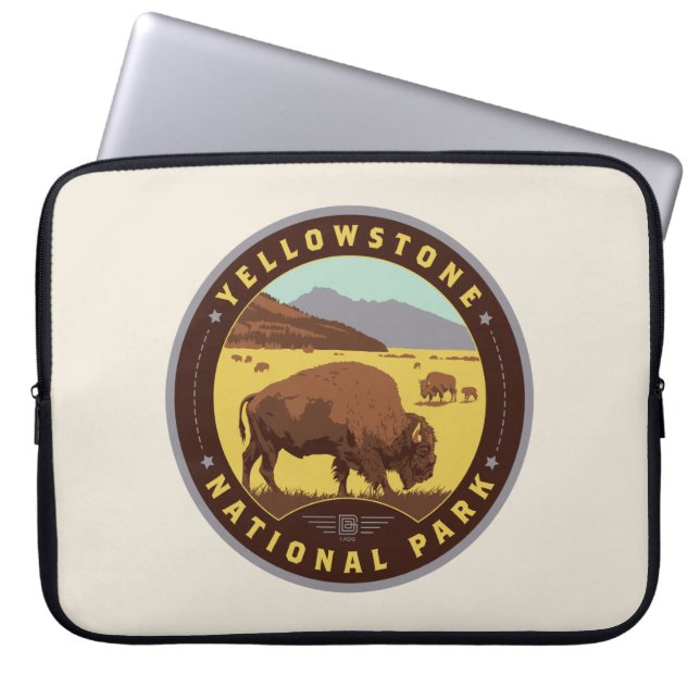 Yellowstone National Park Laptop Sleeve (Front)