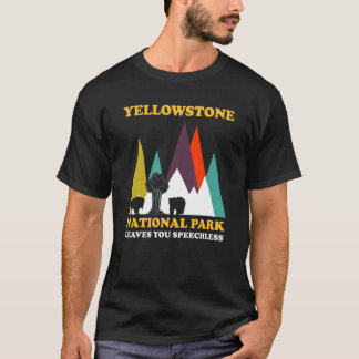 yellowstone national park leaves National park Yel T-Shirt