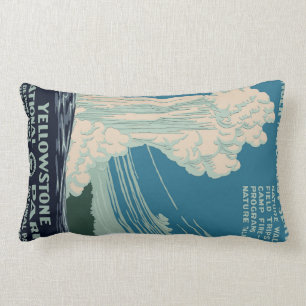 Yellowstone National Park Lumbar Cushion