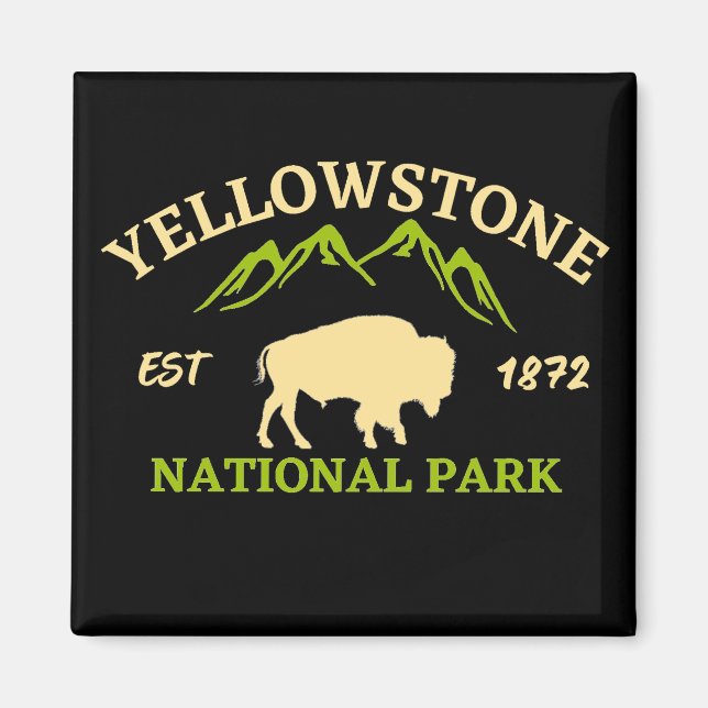Yellowstone National Park Magnet (Front)