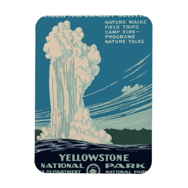 Yellowstone National Park Magnet (Vertical)
