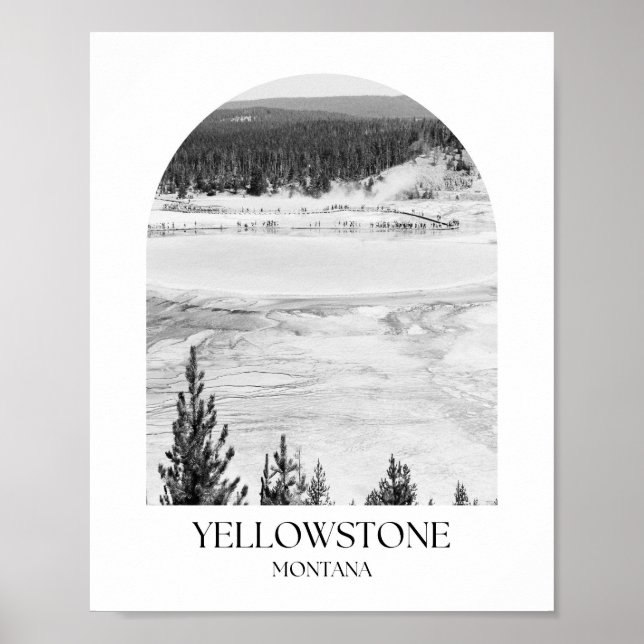 Yellowstone National Park Montana Arch Photo Print (Front)