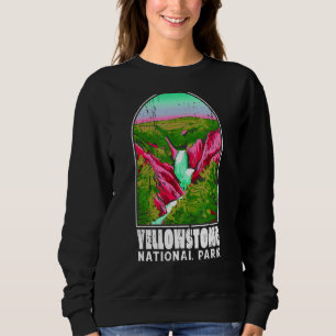 Yellowstone National Park Montana Men Women Campin Sweatshirt