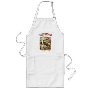 Yellowstone National Park – Mountain and Bison Long Apron