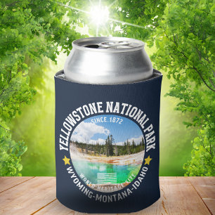 Yellowstone National Park Nature Landscape Can Cooler