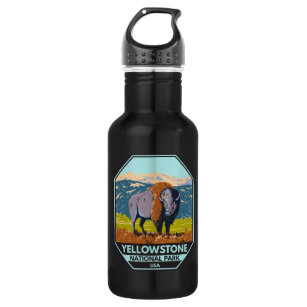 Yellowstone National Park North American Bison  532 Ml Water Bottle