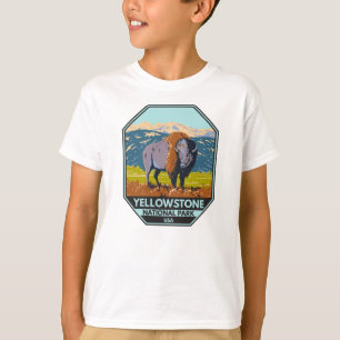 Yellowstone National Park North American Bison   T-Shirt