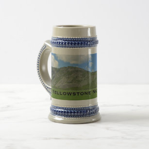 Yellowstone National Park Photo Natural Landscape Beer Stein