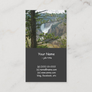 Yellowstone national park photography business card