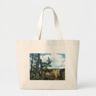 Yellowstone national park photography large tote bag