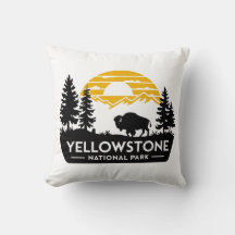 Yellowstone National Park pillow