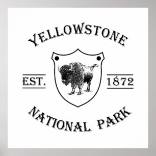 yellowstone national park poster